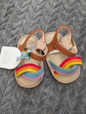 Little Bird Jools Oliver 6-12 Months European British Rainbow Strap Sandals